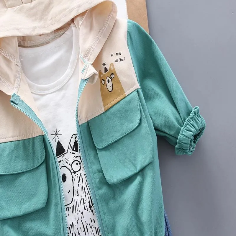 3-piece Coat & Sweatshirt & Pants for Children Boy
