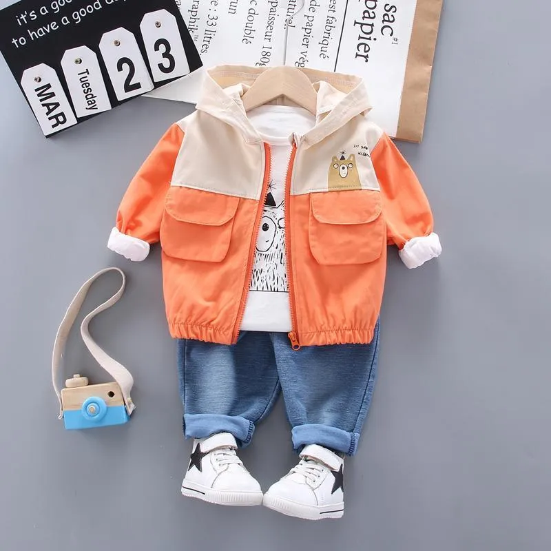 3-piece Coat & Sweatshirt & Pants for Children Boy