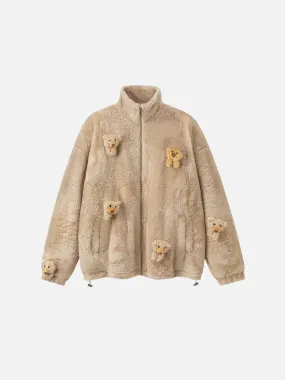 Aelfric Eden 3D Bear Sherpa Coat