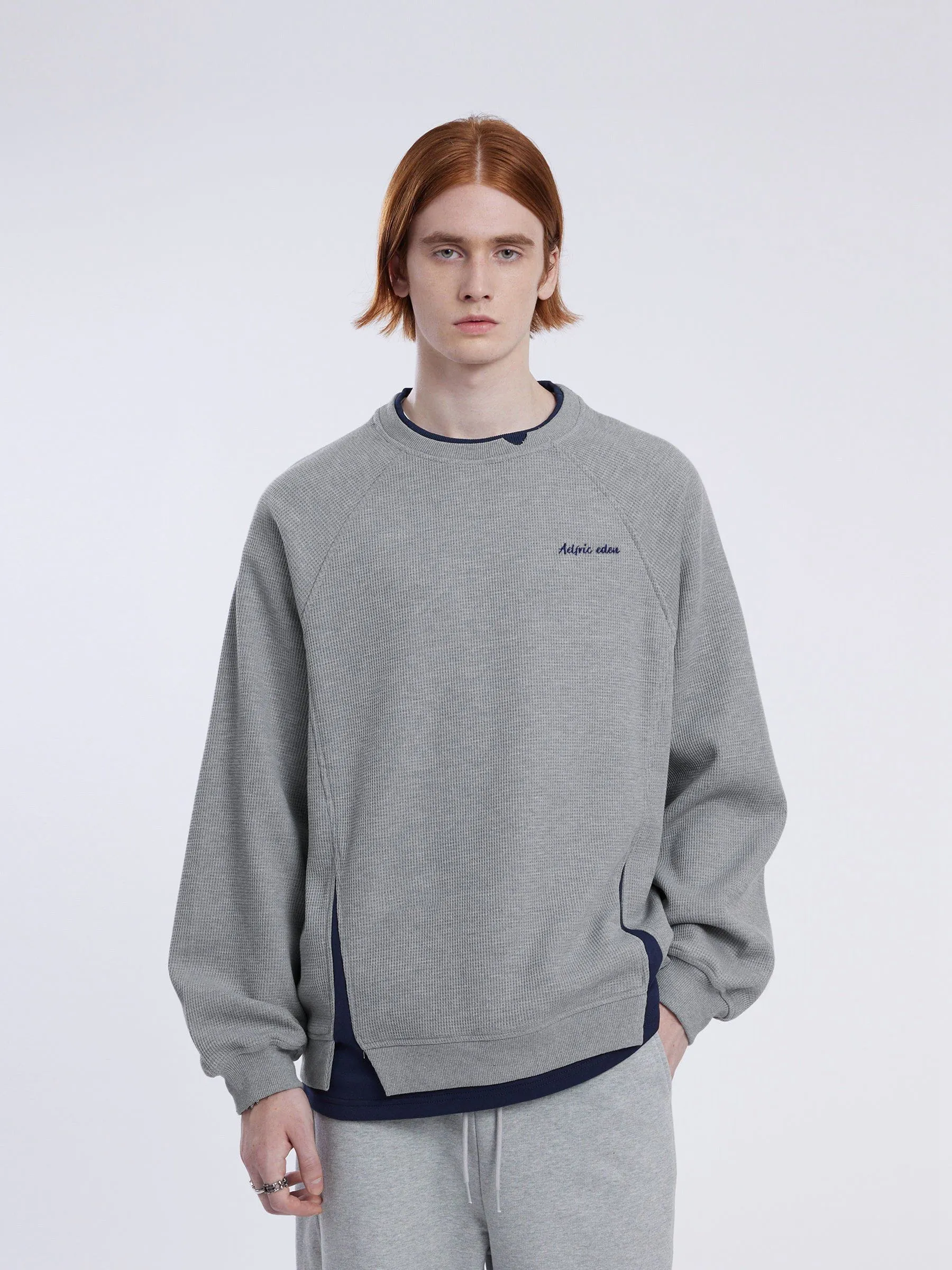 Aelfric Eden Patchwork Embroidery Sweatshirt