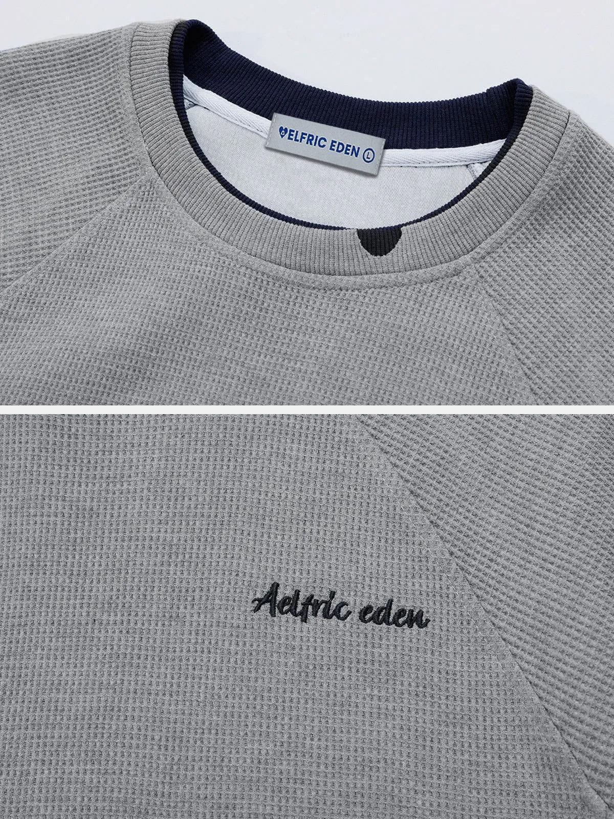 Aelfric Eden Patchwork Embroidery Sweatshirt