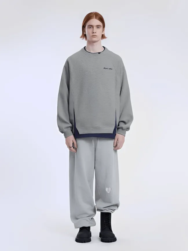 Aelfric Eden Patchwork Embroidery Sweatshirt