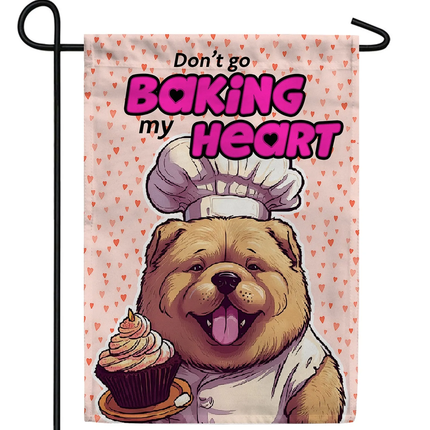 Baker Bear Double Sided Garden Flag