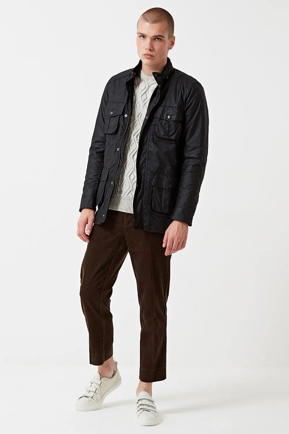 Barbour Corbridge Wax Jacket - Black - MWX0340BK72