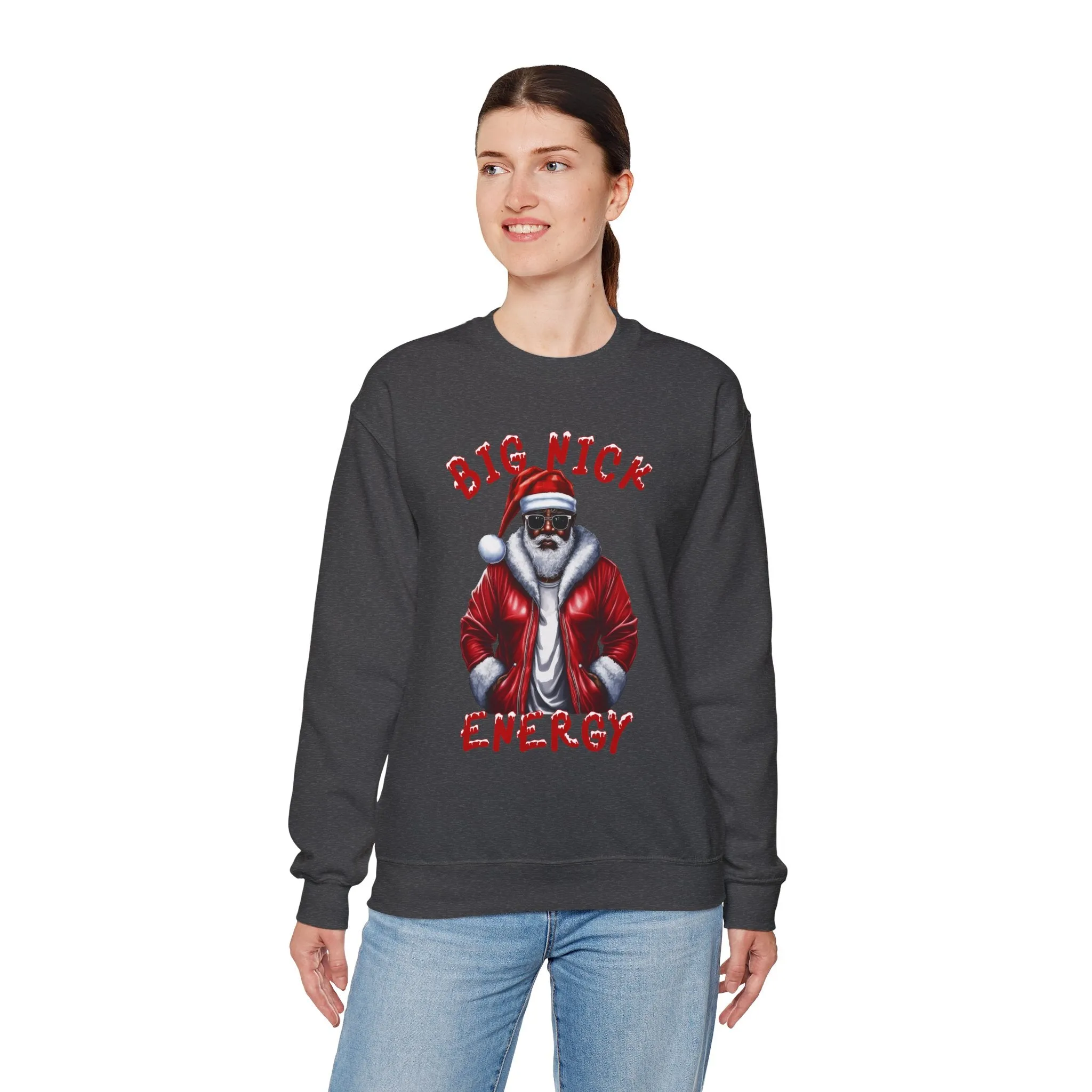 Big Nick Energy Christmas Crewneck Sweatshirt