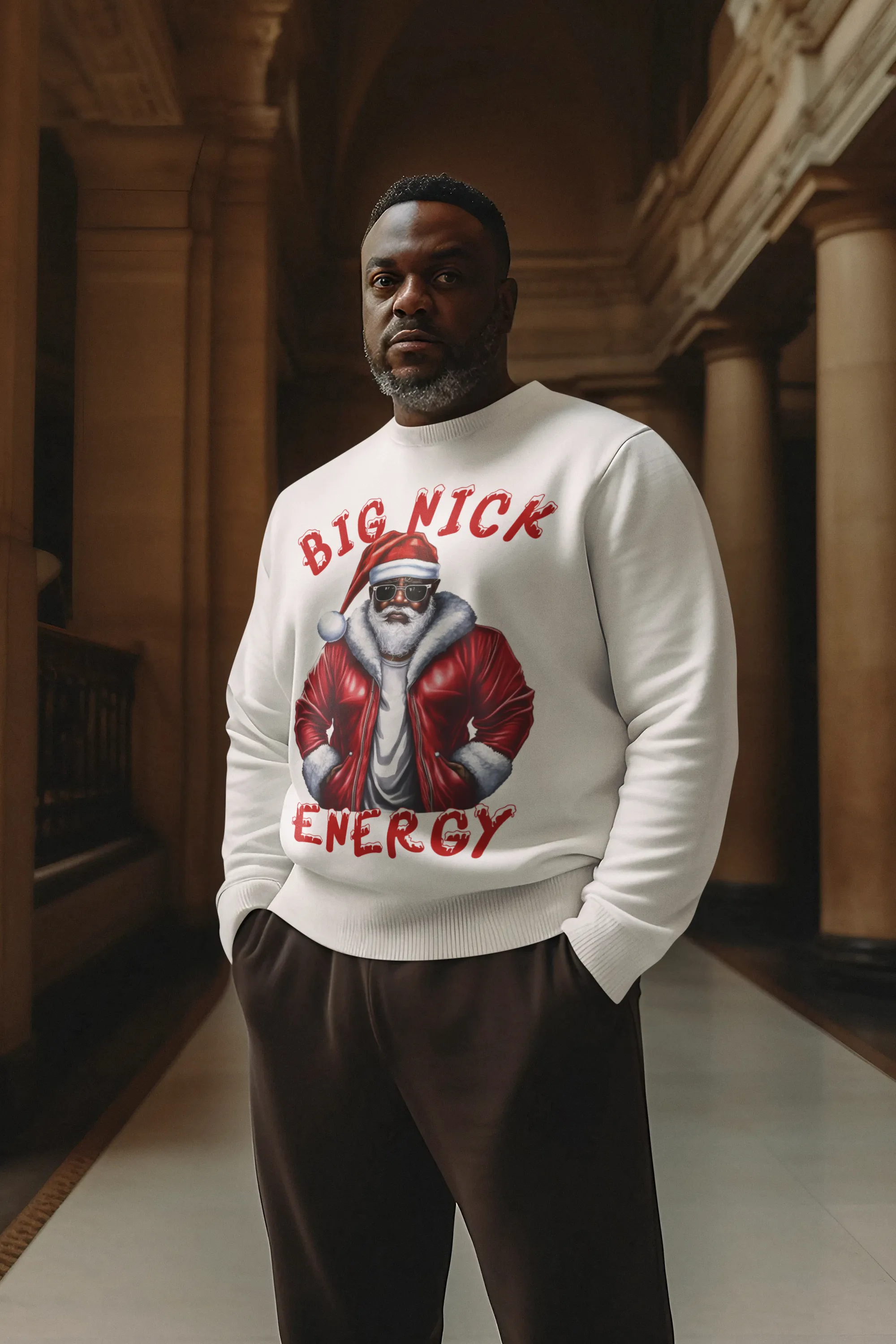 Big Nick Energy Christmas Crewneck Sweatshirt
