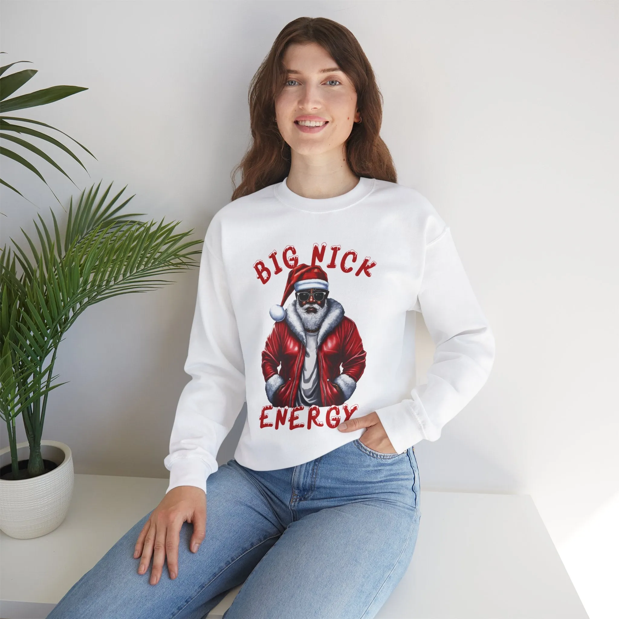Big Nick Energy Christmas Crewneck Sweatshirt
