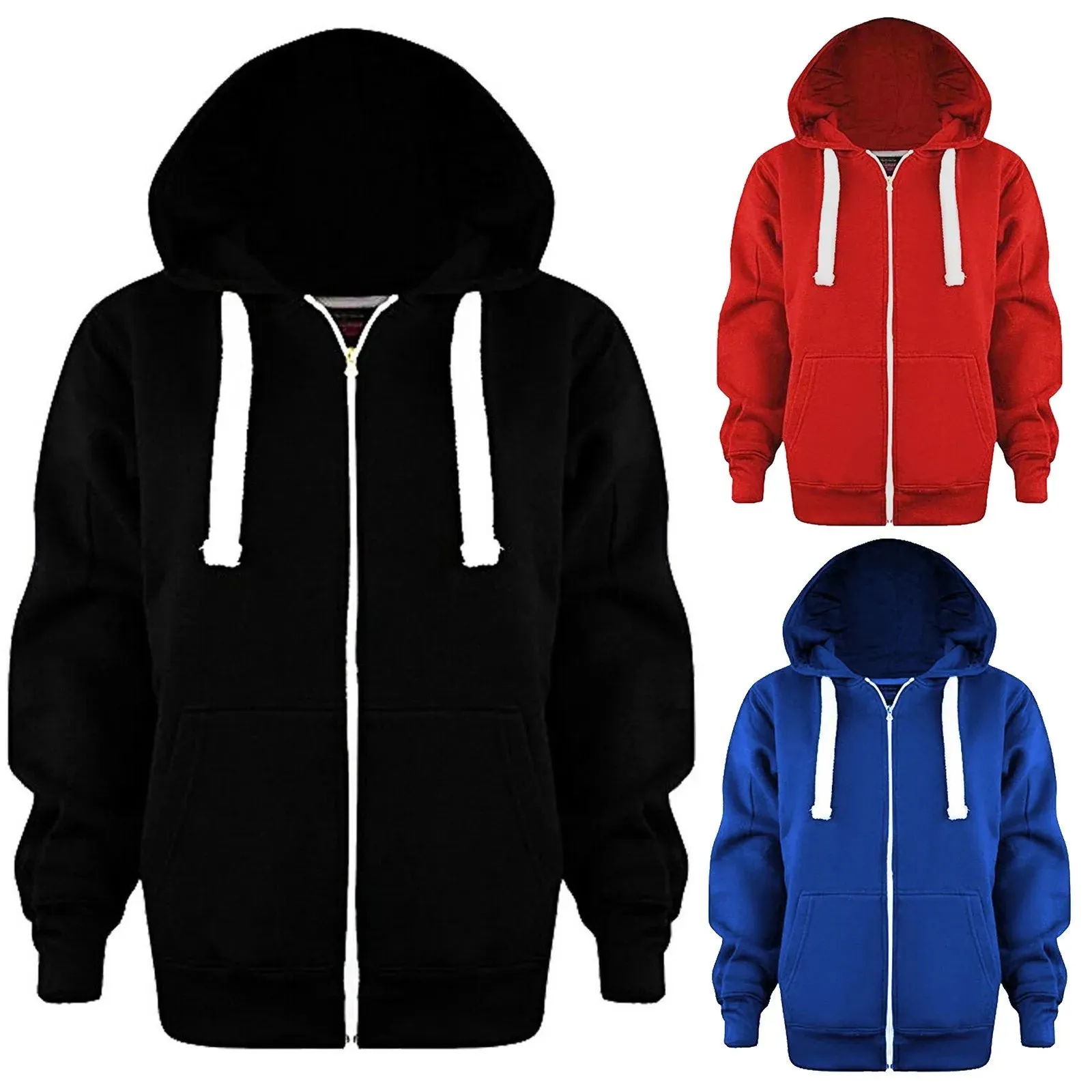 Boys Windbreaker Jacket Top Kids Solid Color Zip Up Hoodie Top Boys Long Sleeve Girls Kids Boys Coat&Jacket