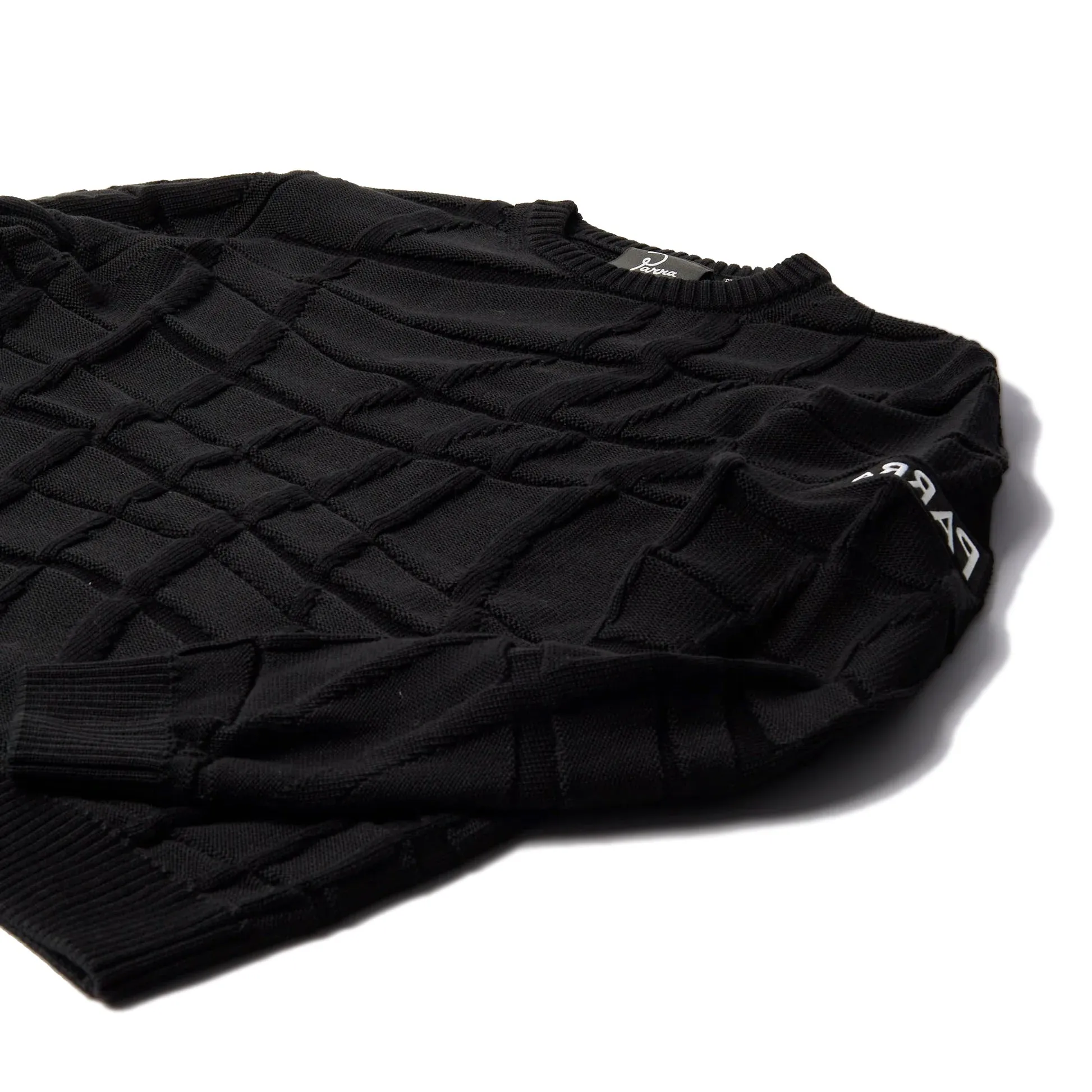 By Parra Your Boring Abstract Village Knitted Pullover