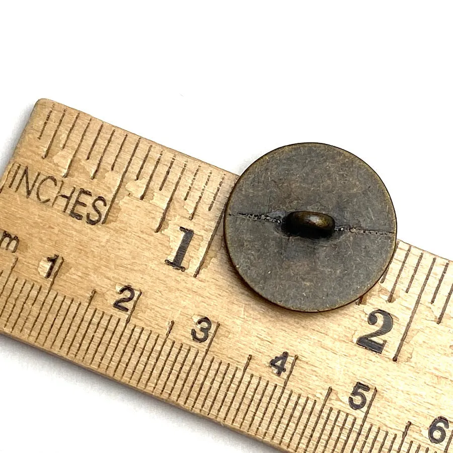 Cat Paw Antique Brass 13/16" Shank Back Metal Button 20mm  #FJ-44