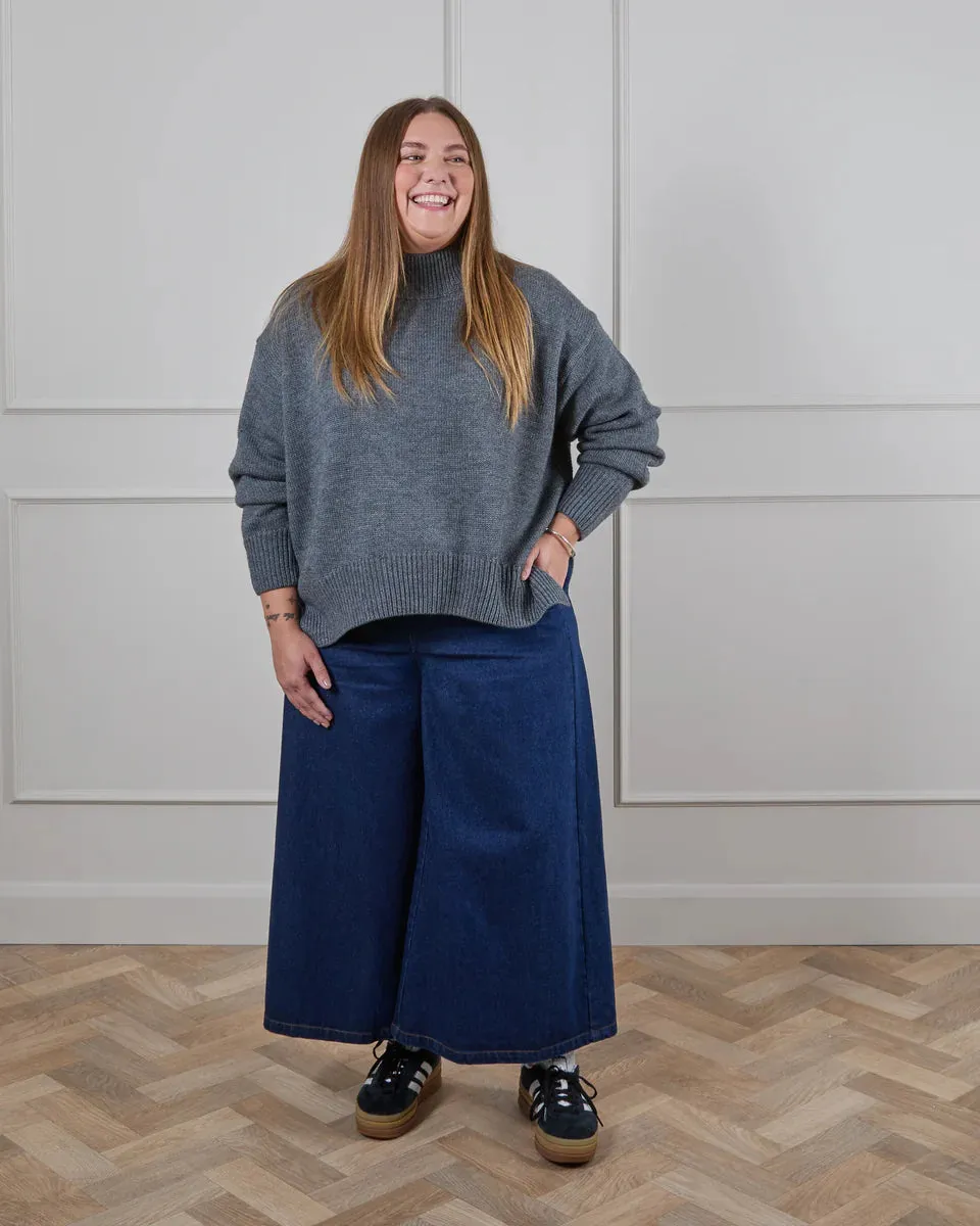 CHALK DOLLY JUMPER | CHARCOAL