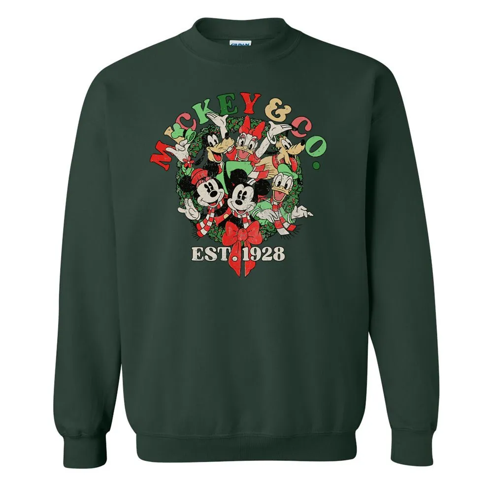 'Christmas Mickey & Co.' Crewneck Sweatshirt