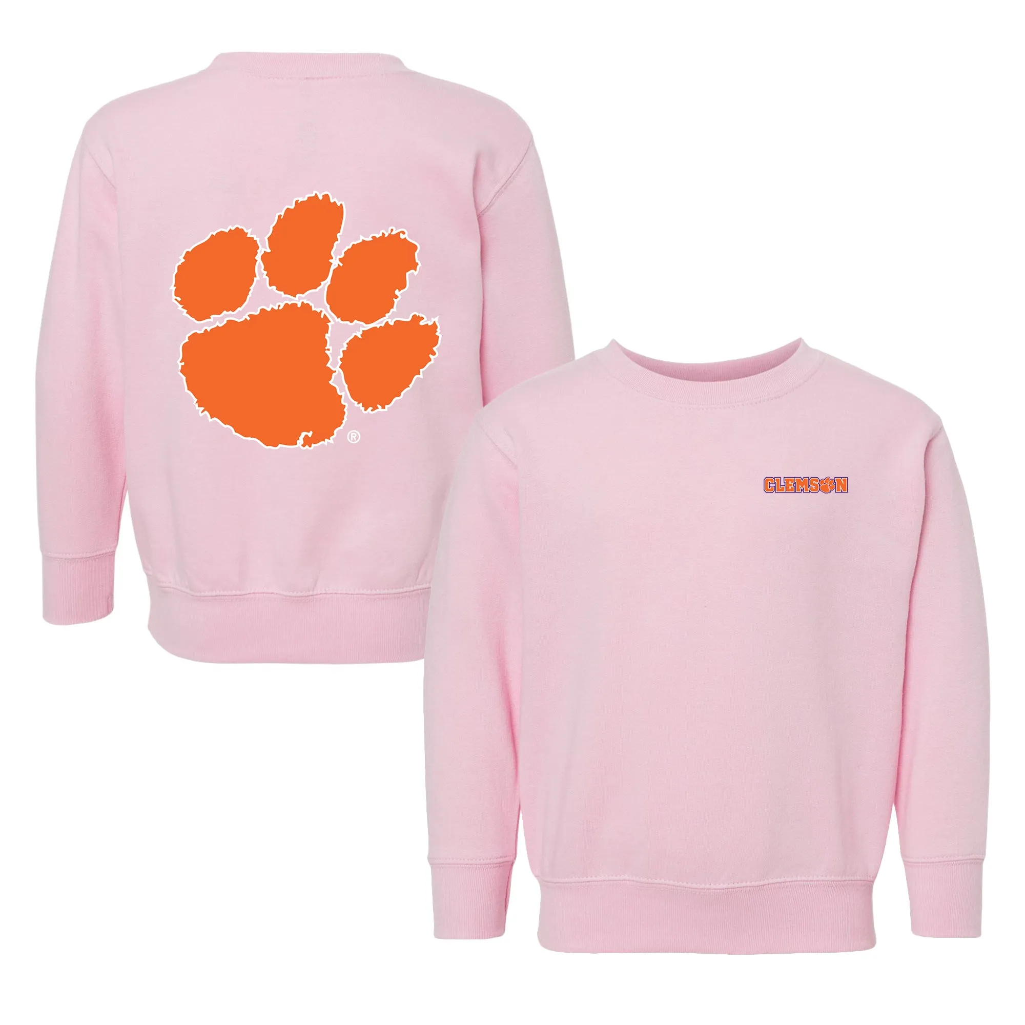 Clemson Tigers Logo Toddler Crewneck Sweatshirt
