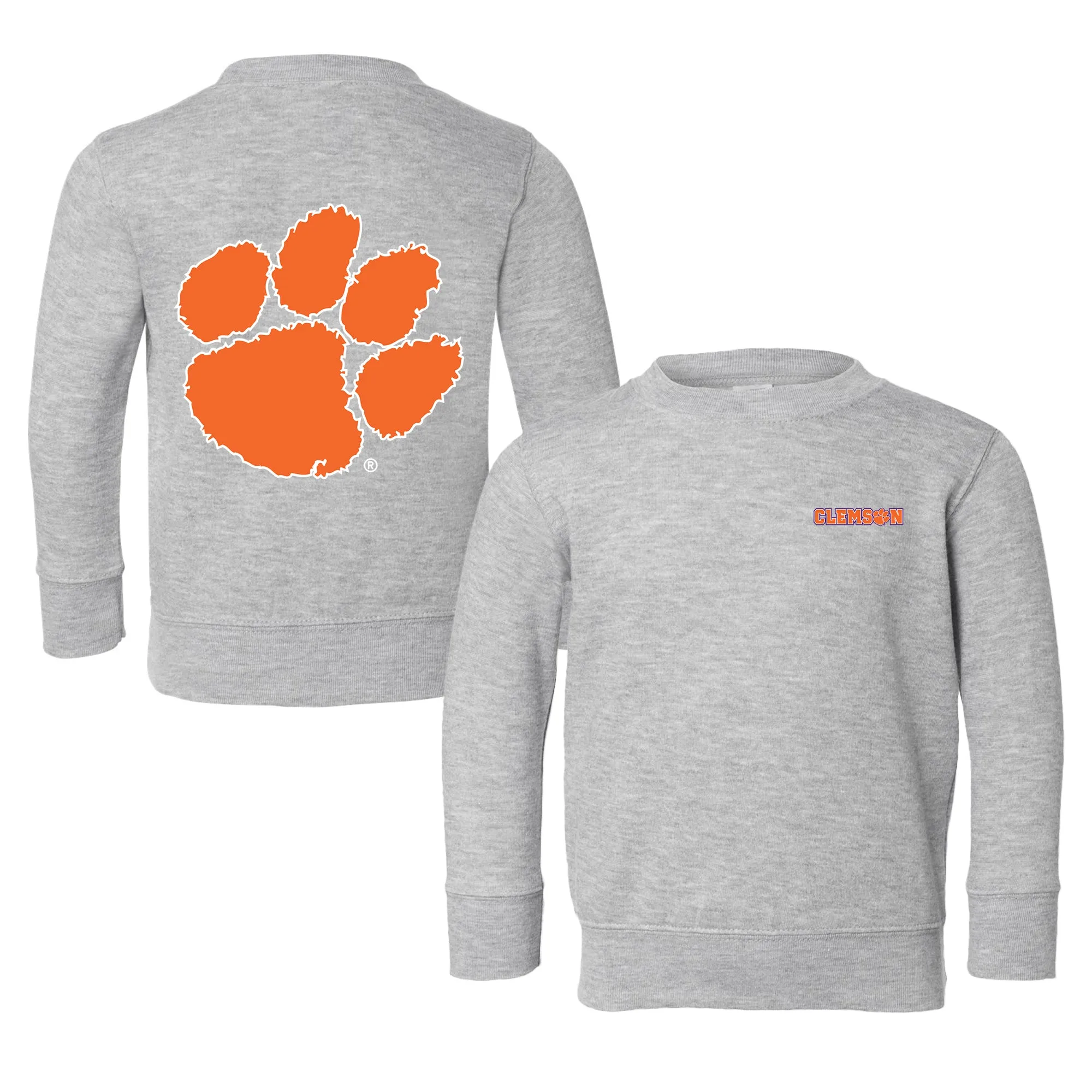 Clemson Tigers Logo Toddler Crewneck Sweatshirt