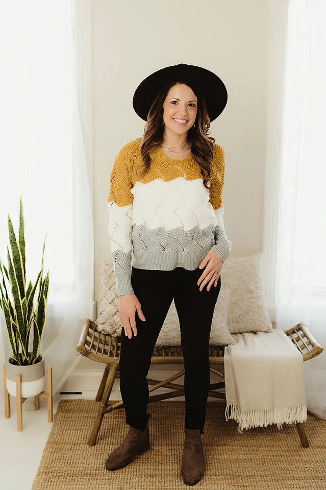 Colorblock Cut Out