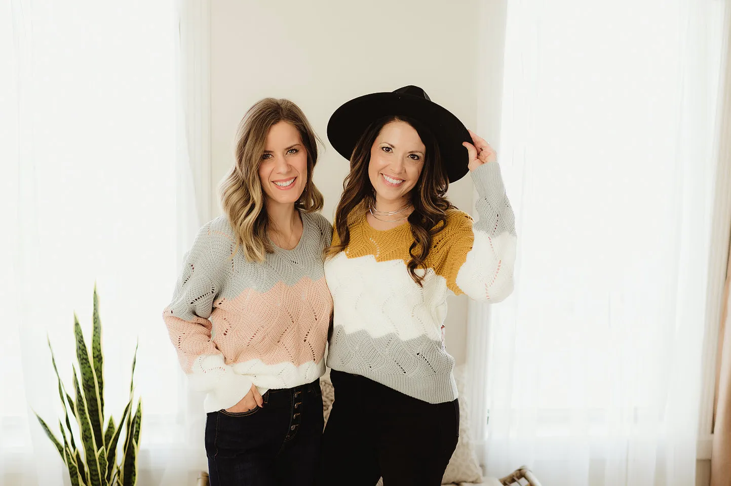 Colorblock Cut Out