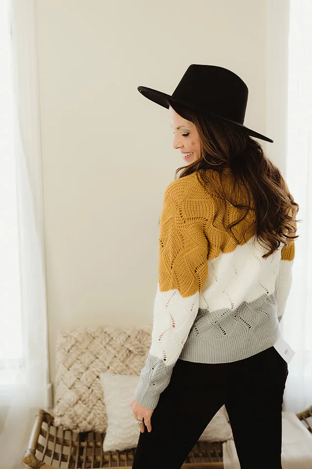 Colorblock Cut Out