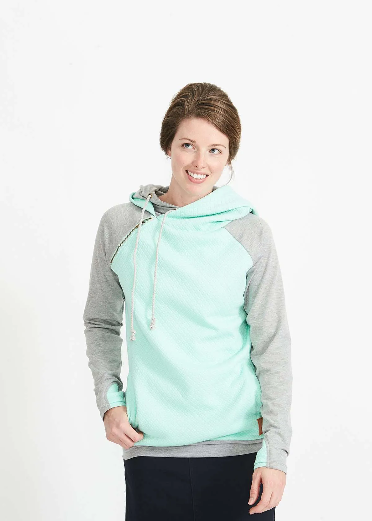 Doublehood™ Quilted Mint Sweatshirt