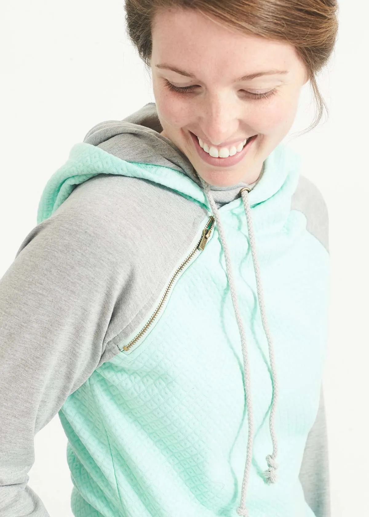 Doublehood™ Quilted Mint Sweatshirt