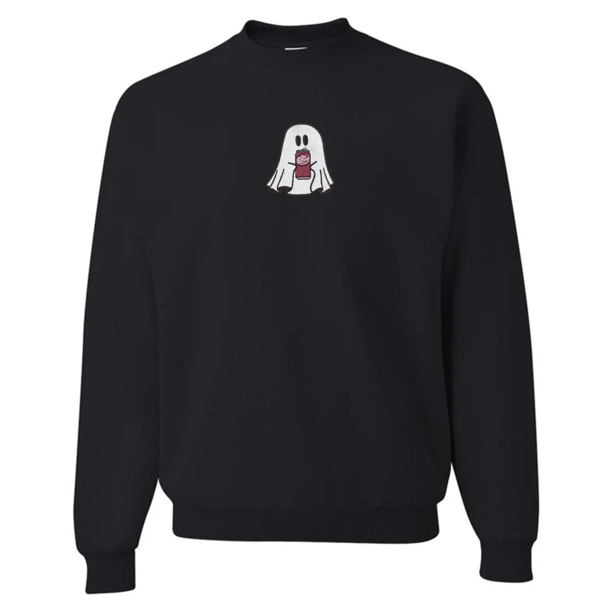 'Dr. Pepper Ghost' Embroidered Crewneck Sweatshirt