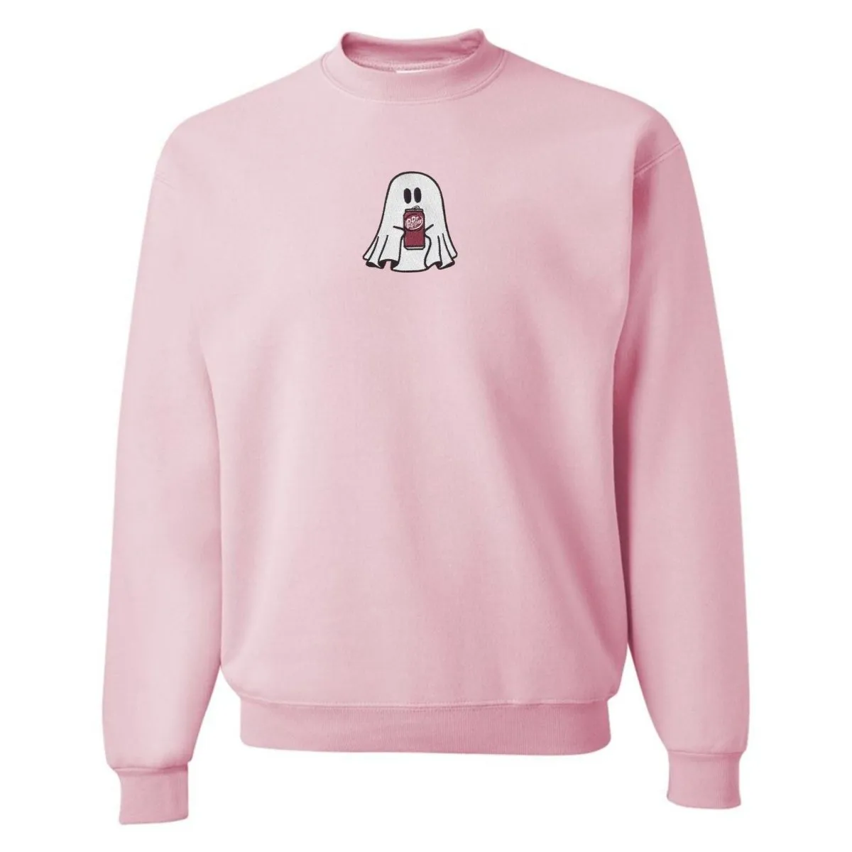 'Dr. Pepper Ghost' Embroidered Crewneck Sweatshirt