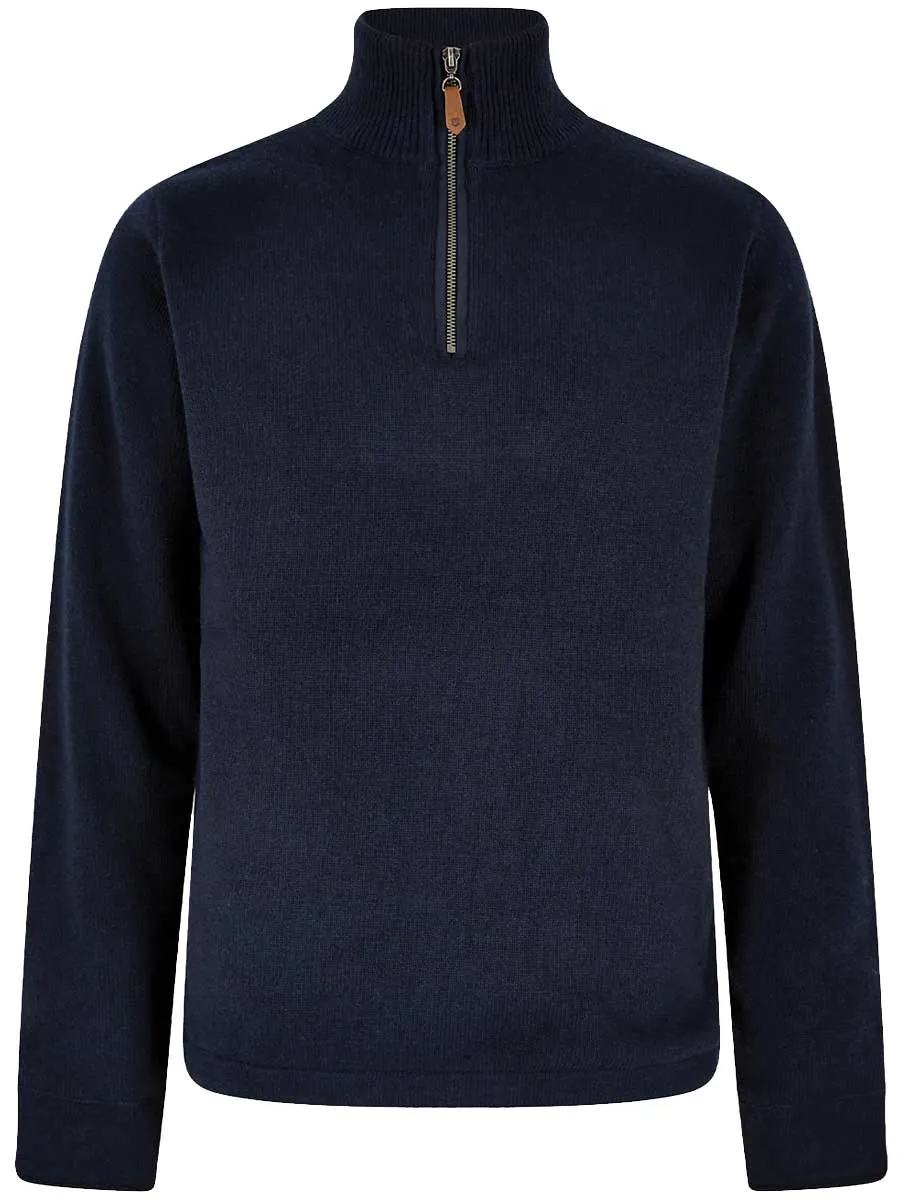 DUBARRY Feeney Zip Neck Windproof Sweater - Men's - Navy