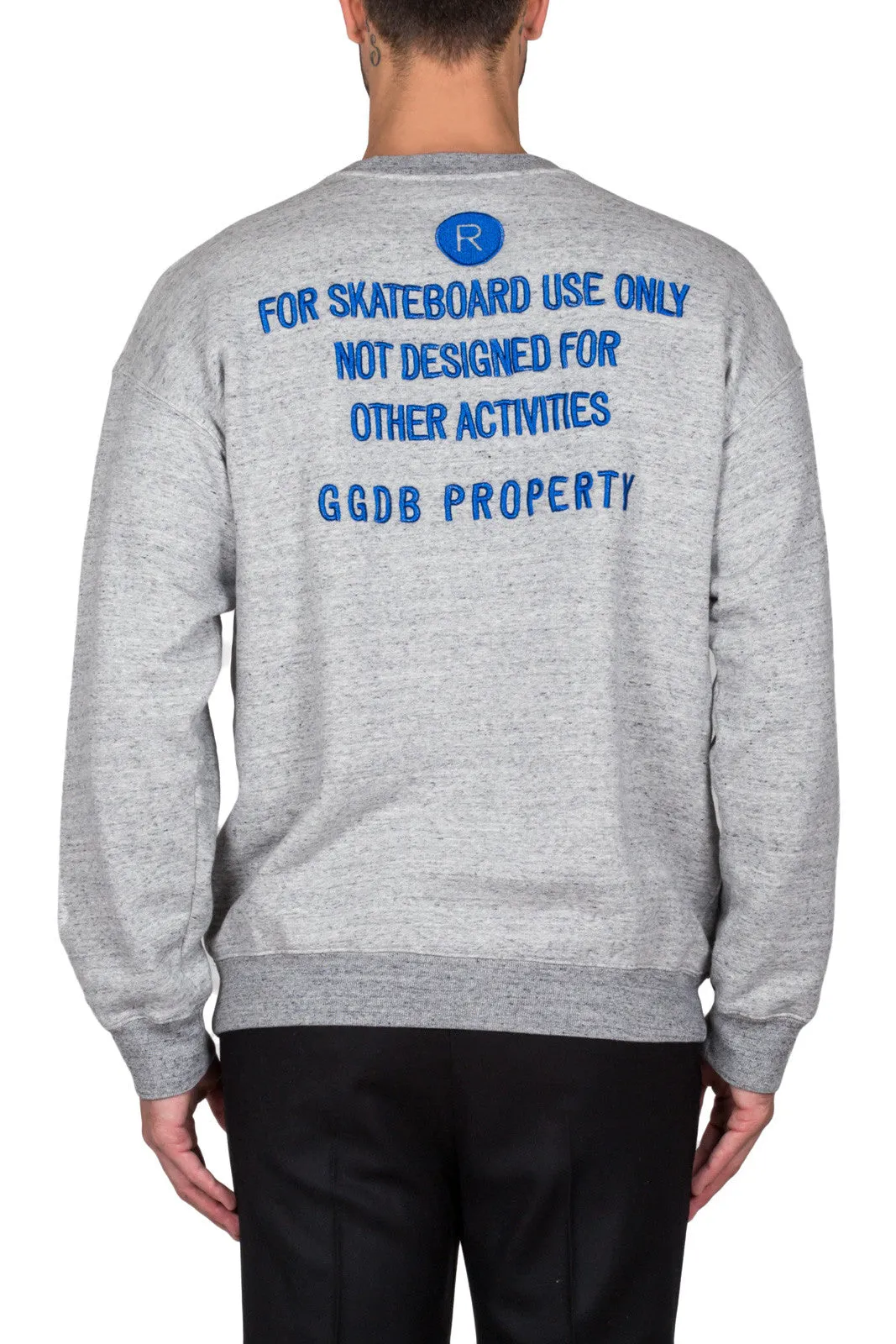 Embroidered Back Sweatshirt