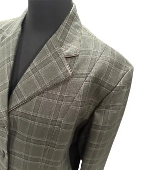 English Show Coat Plaid Fabric Code R235