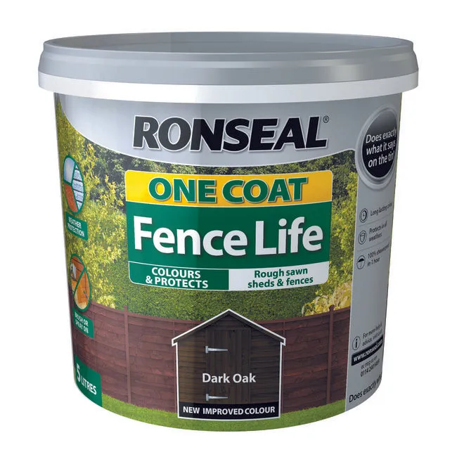 Fence Life 5L Dark Oak