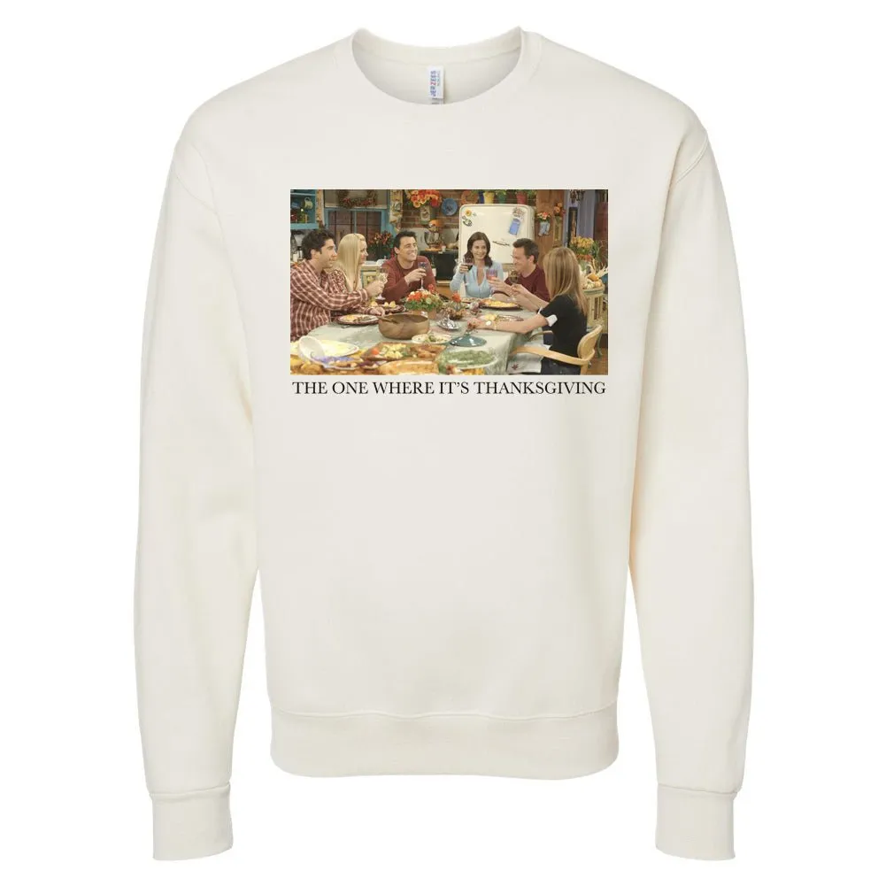 'Friends Thanksgiving Scenes' Crewneck Sweatshirt