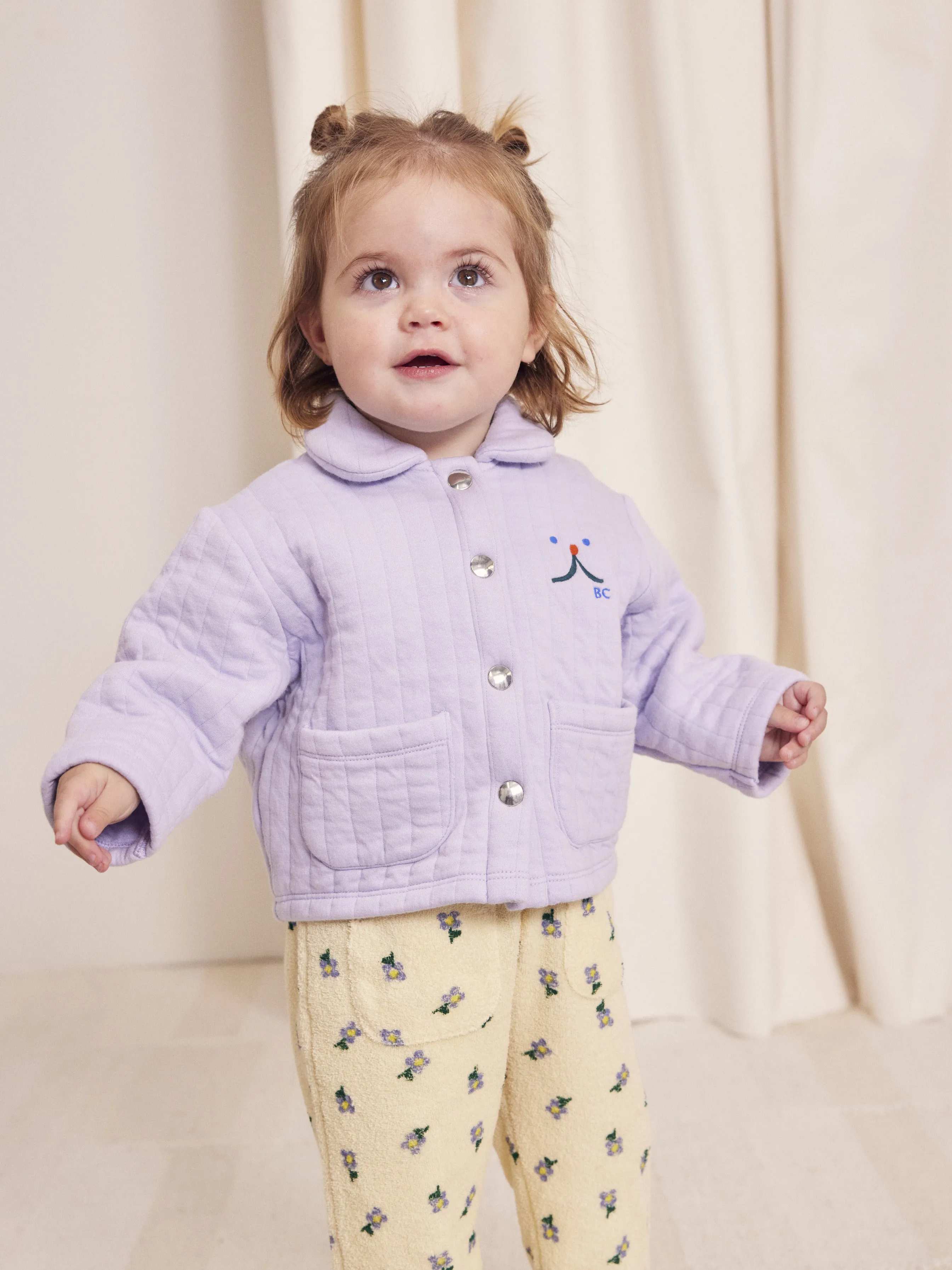 Funny Face Quilted Sweatshirt
