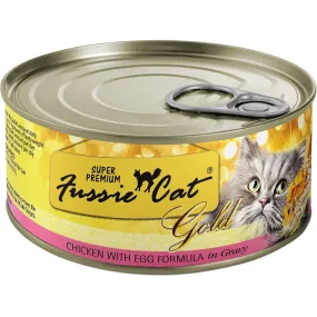 Fussie Cat Super Premium Chicken & Egg Formula in Gravy Canned Cat Food, 2.82-oz