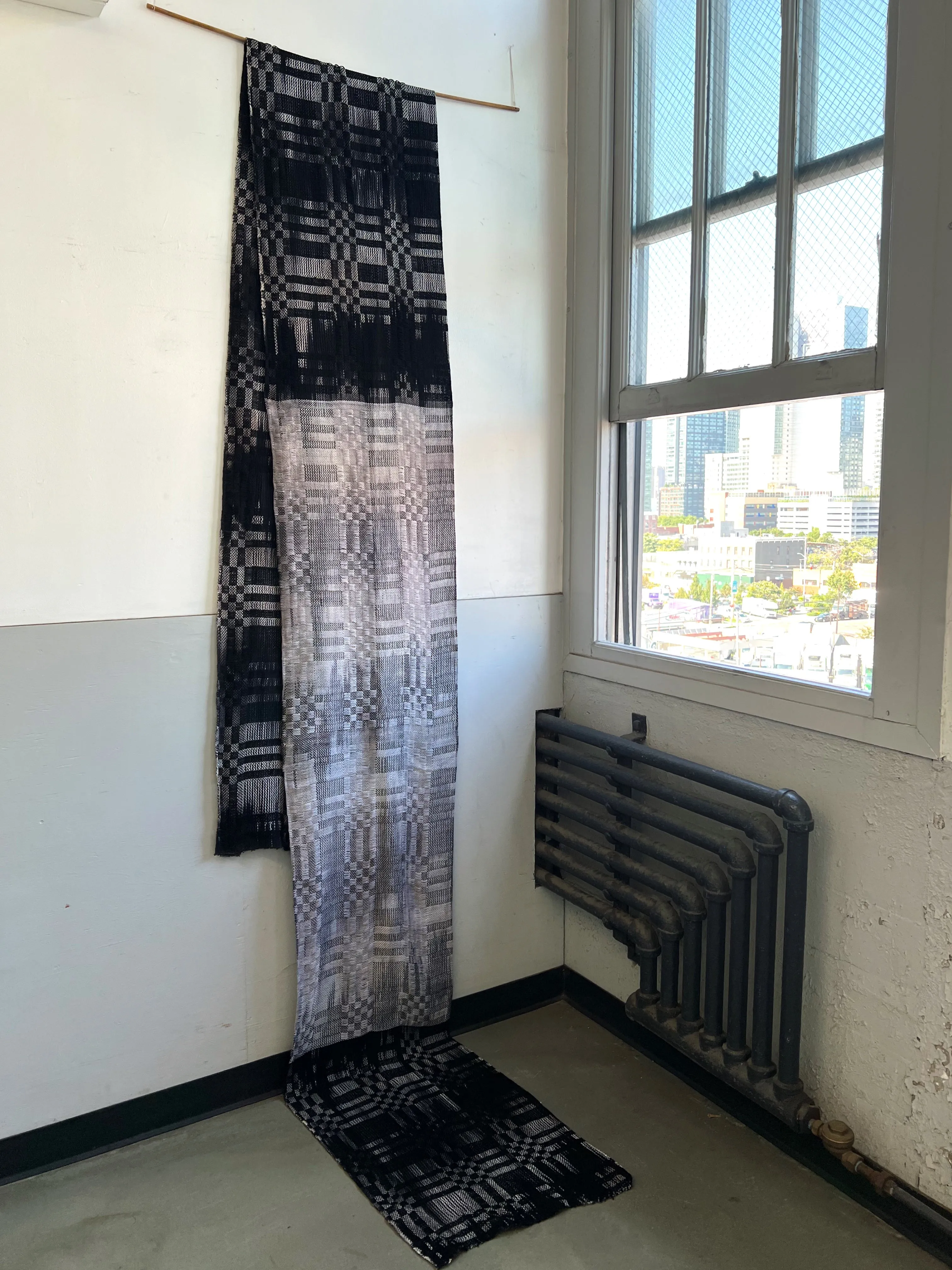 Handwoven Haori graphite Black