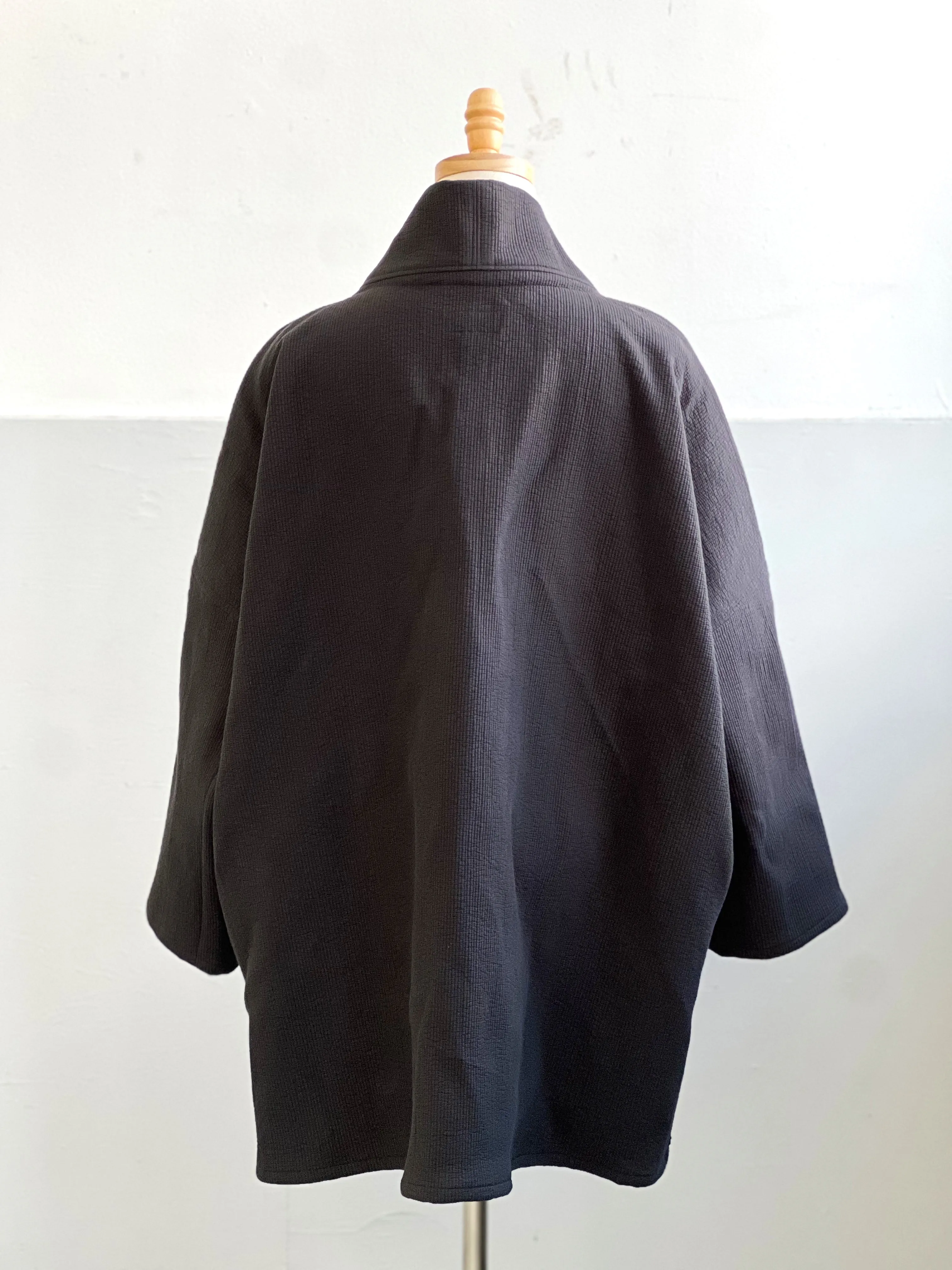 Handwoven Haori graphite Black