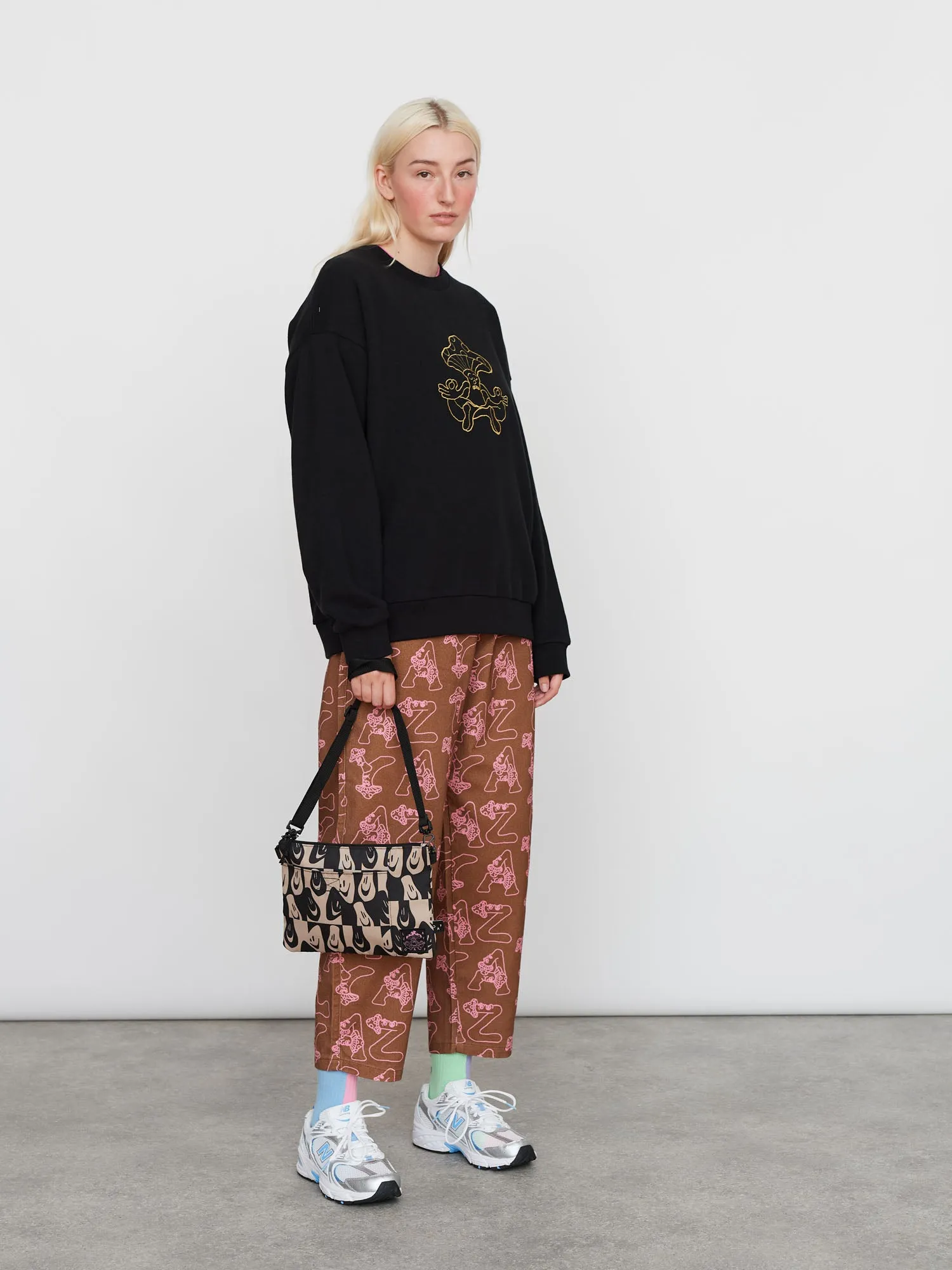 Lazy Mushroom Meditation Sweatshirt