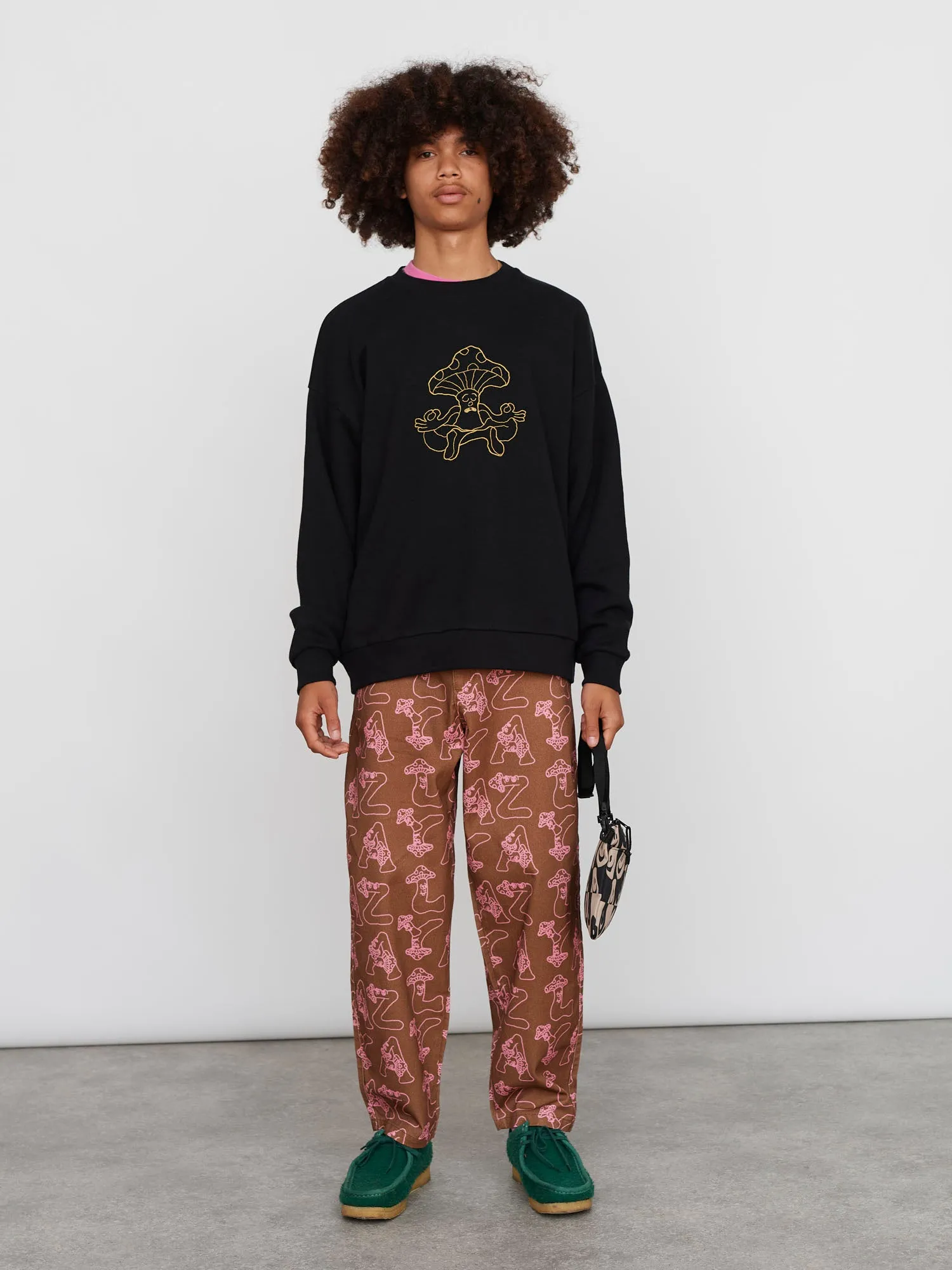 Lazy Mushroom Meditation Sweatshirt