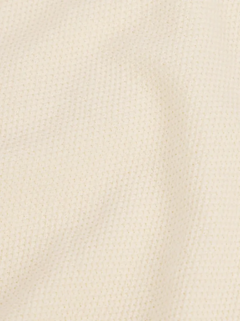 Loose fit crewneck jumper - IVORY