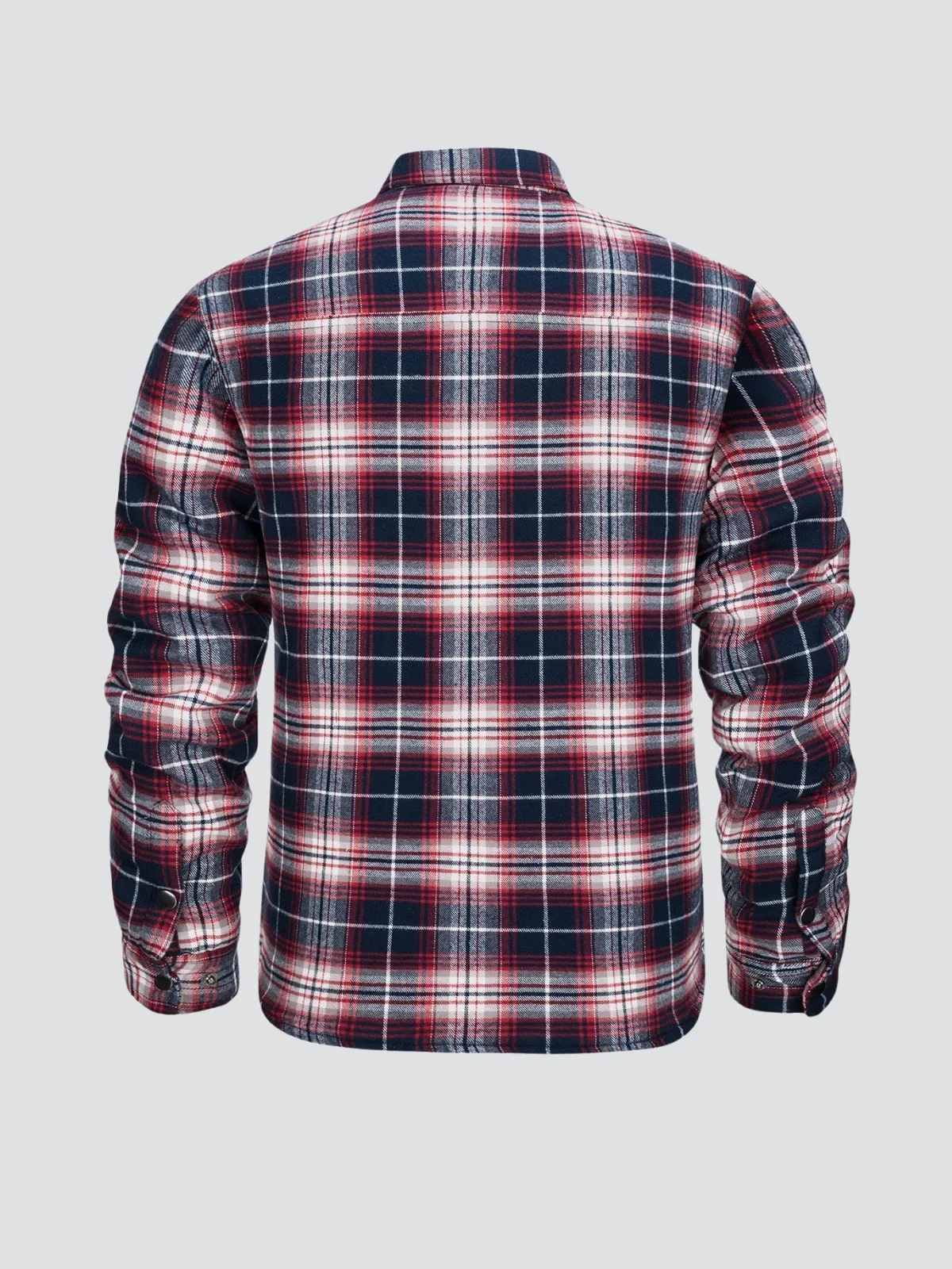 Men's Striped Flannel Shirt Jacket - Durable & Versatile Outdoor Wear