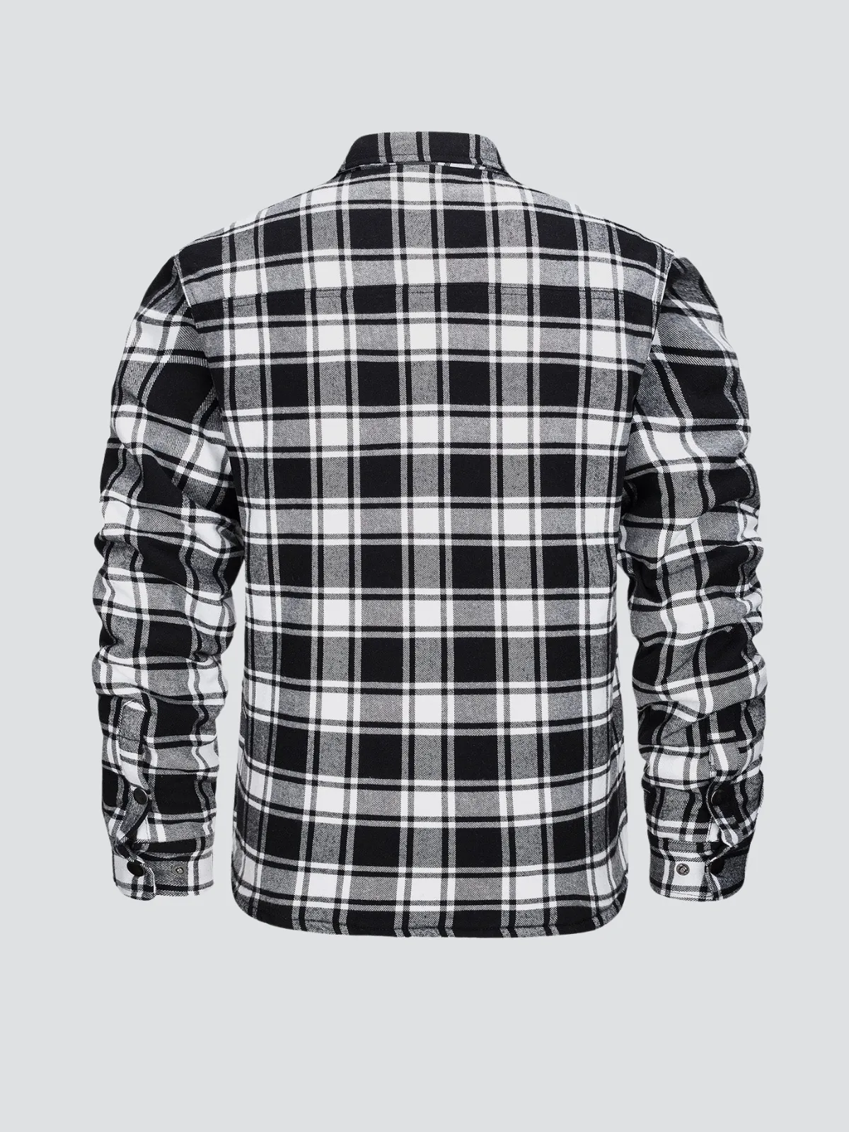 Men's Striped Flannel Shirt Jacket - Durable & Versatile Outdoor Wear