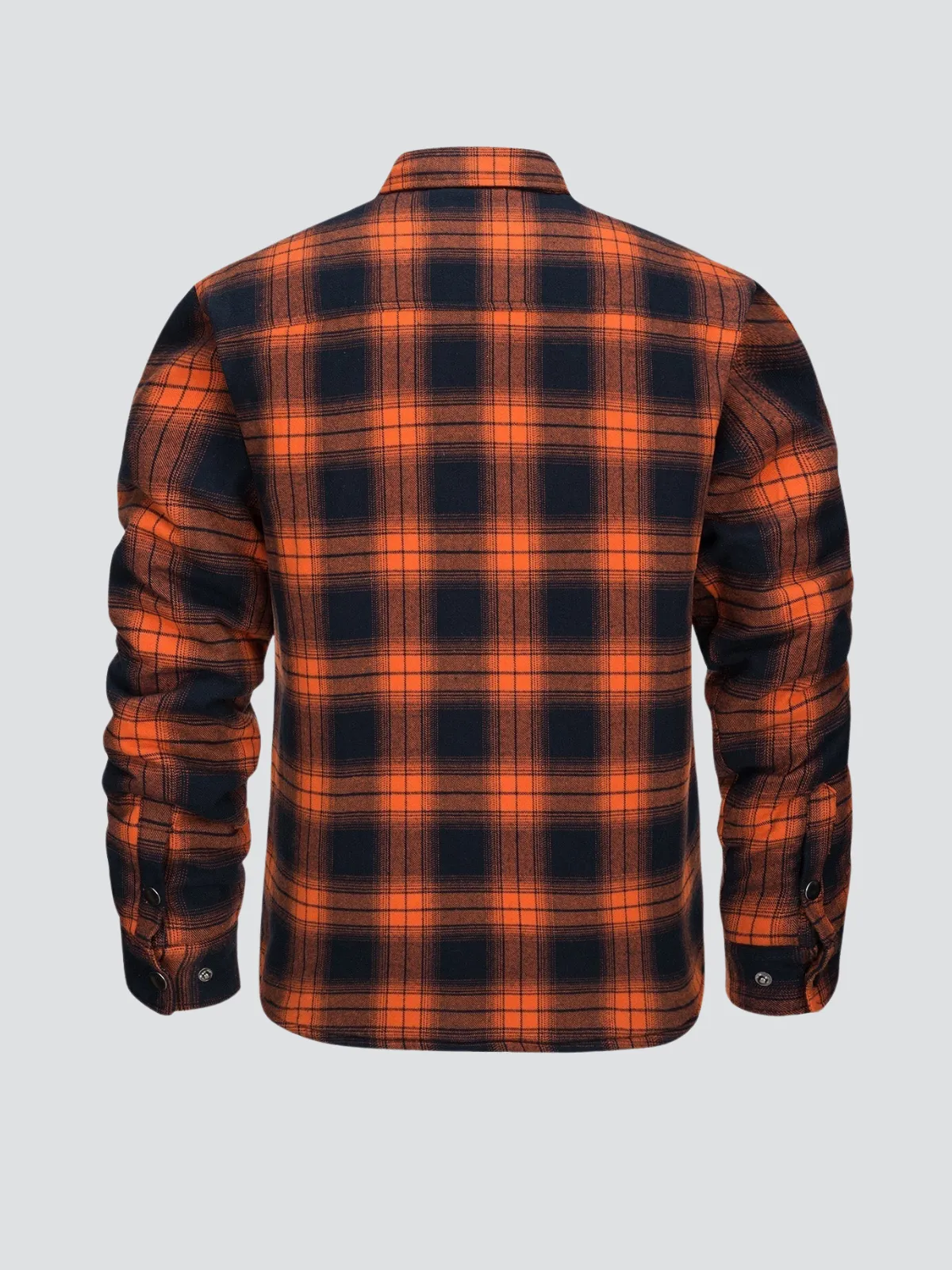 Men's Striped Flannel Shirt Jacket - Durable & Versatile Outdoor Wear