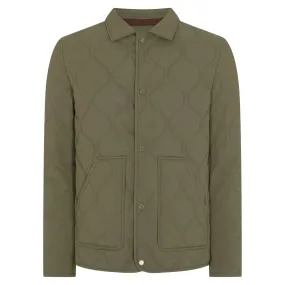 Noah Quilted Green Jacket