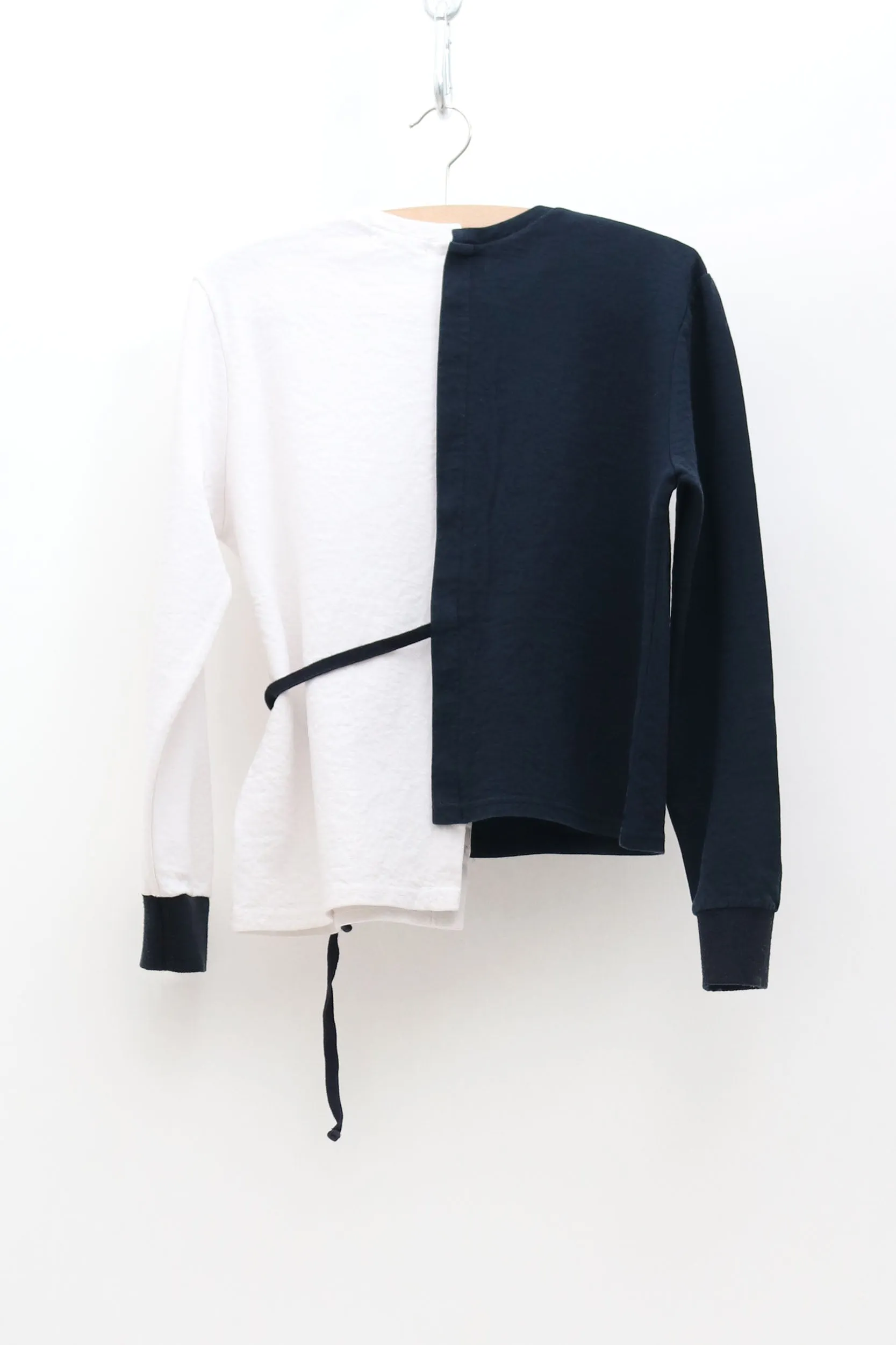 Olive Clothing Asymmetric Colour Block Top