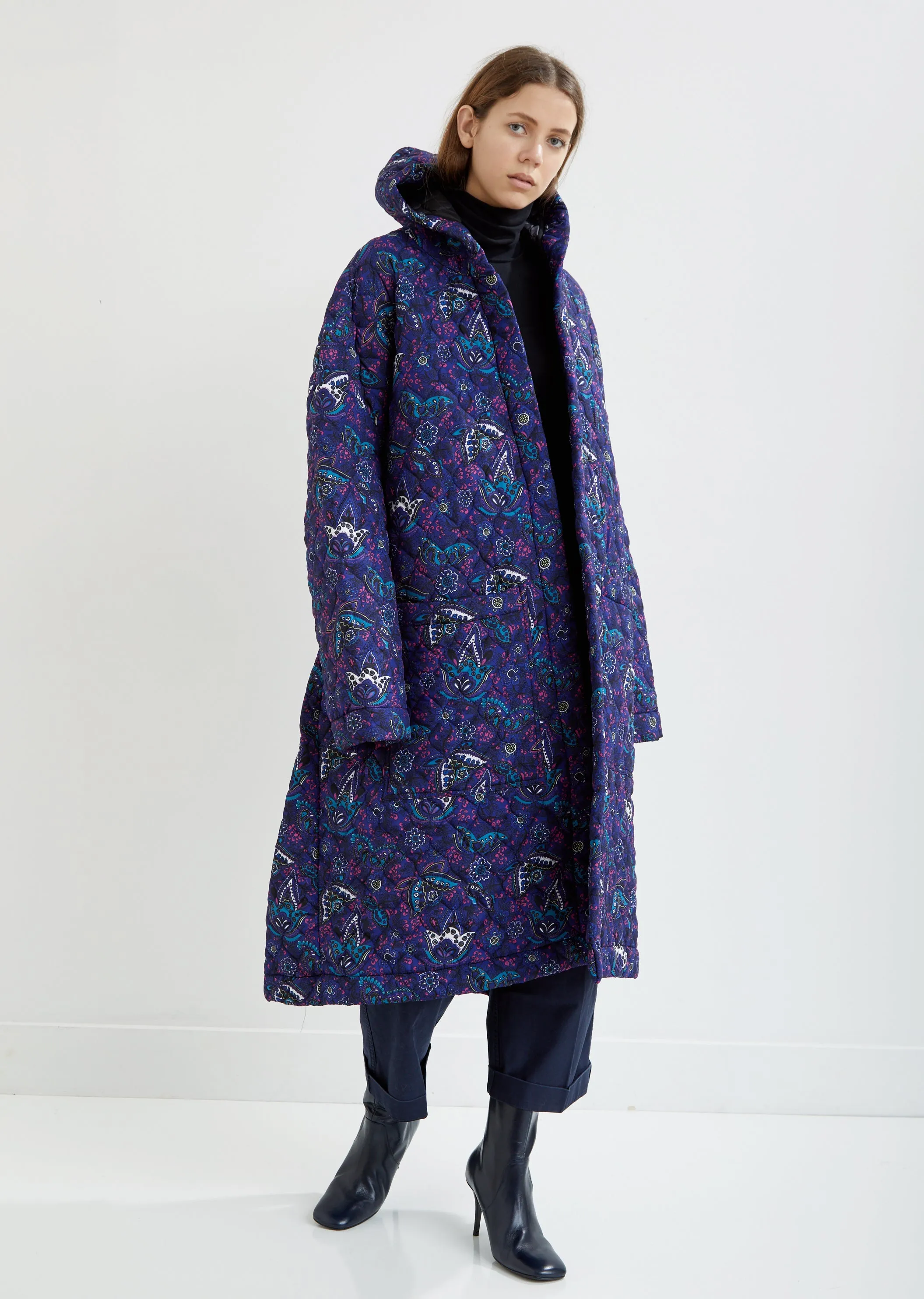 Paisley Padded Coat
