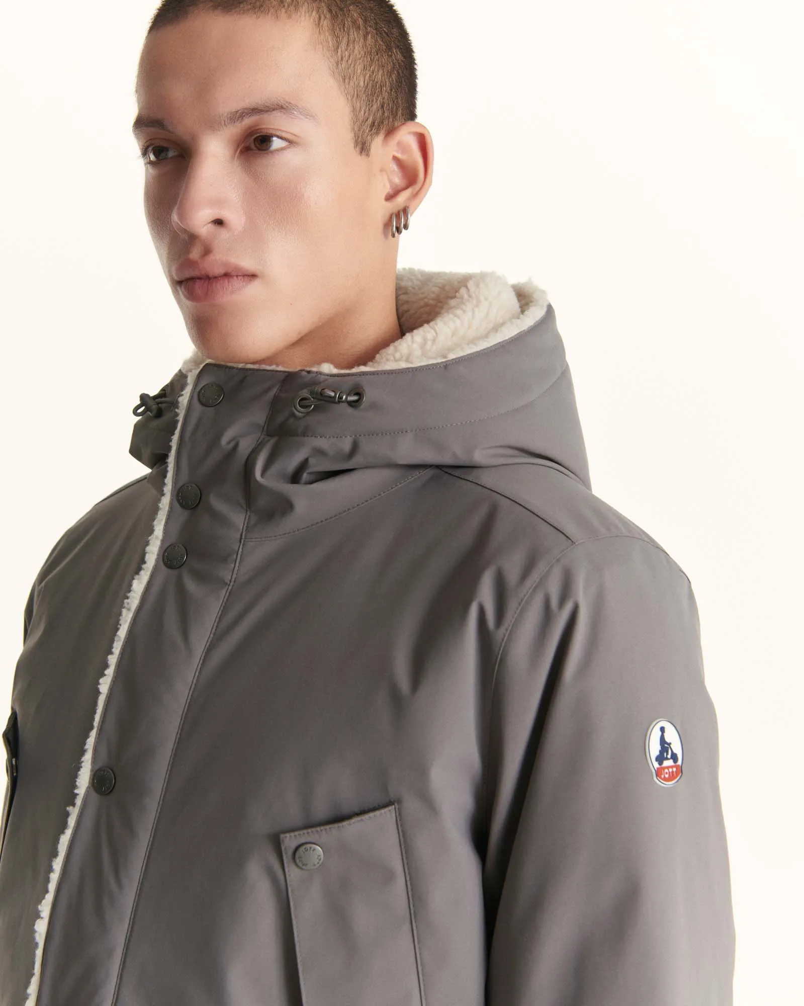 Parka à capuche Grand Froid Anthracite Toundra