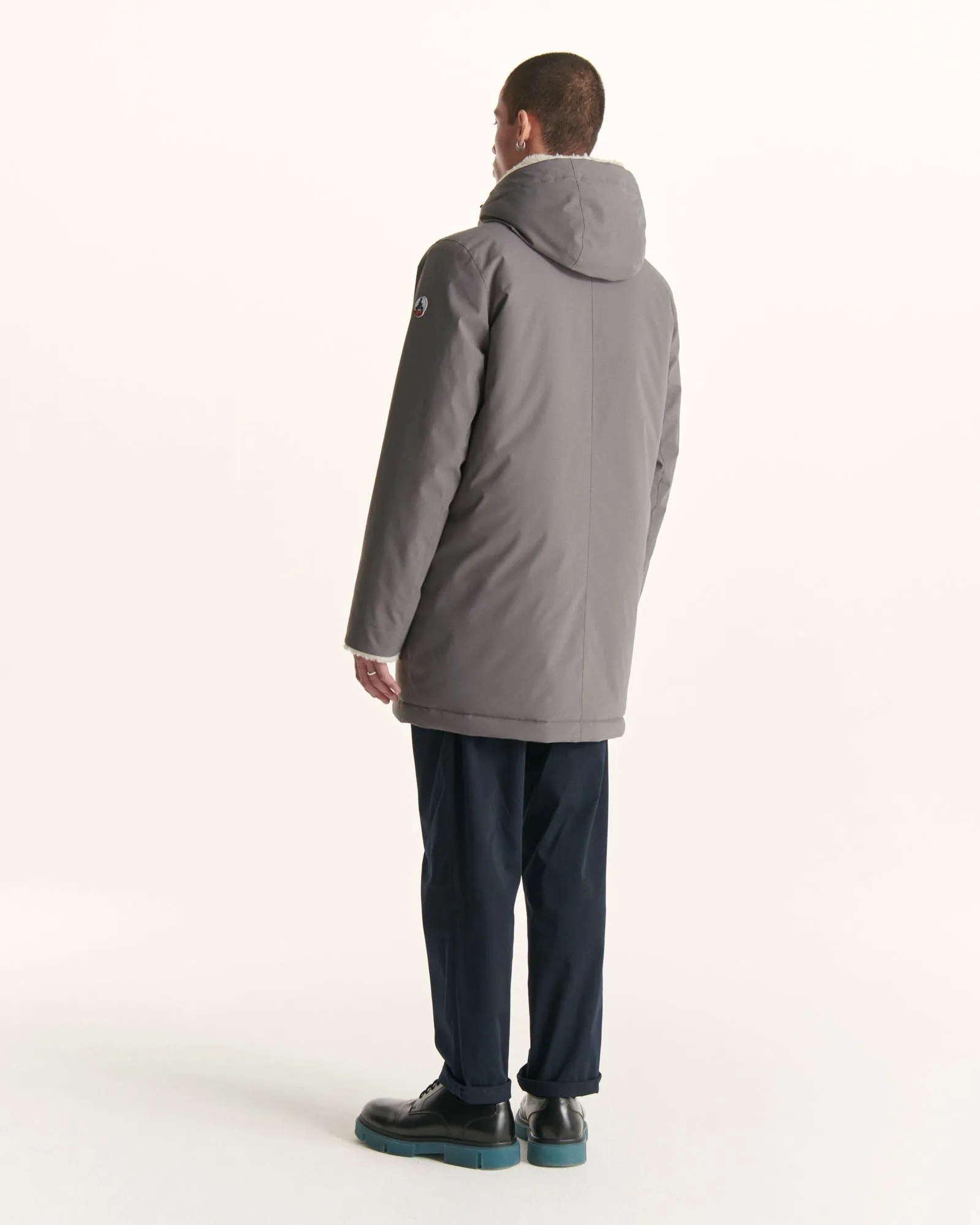 Parka à capuche Grand Froid Anthracite Toundra