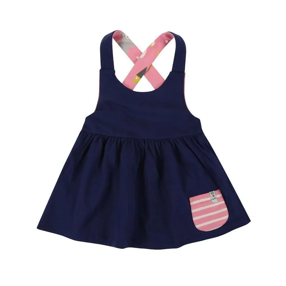 Pink and Swan Reversible Dress