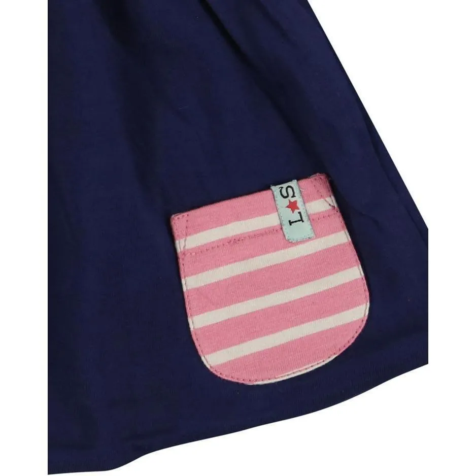 Pink and Swan Reversible Dress