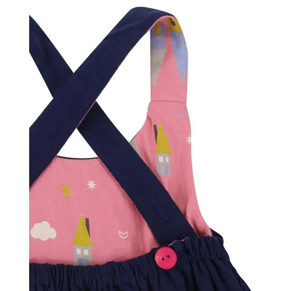 Pink and Swan Reversible Dress
