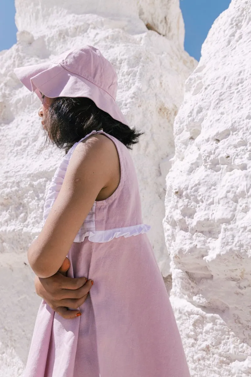 Pleated yoke frock