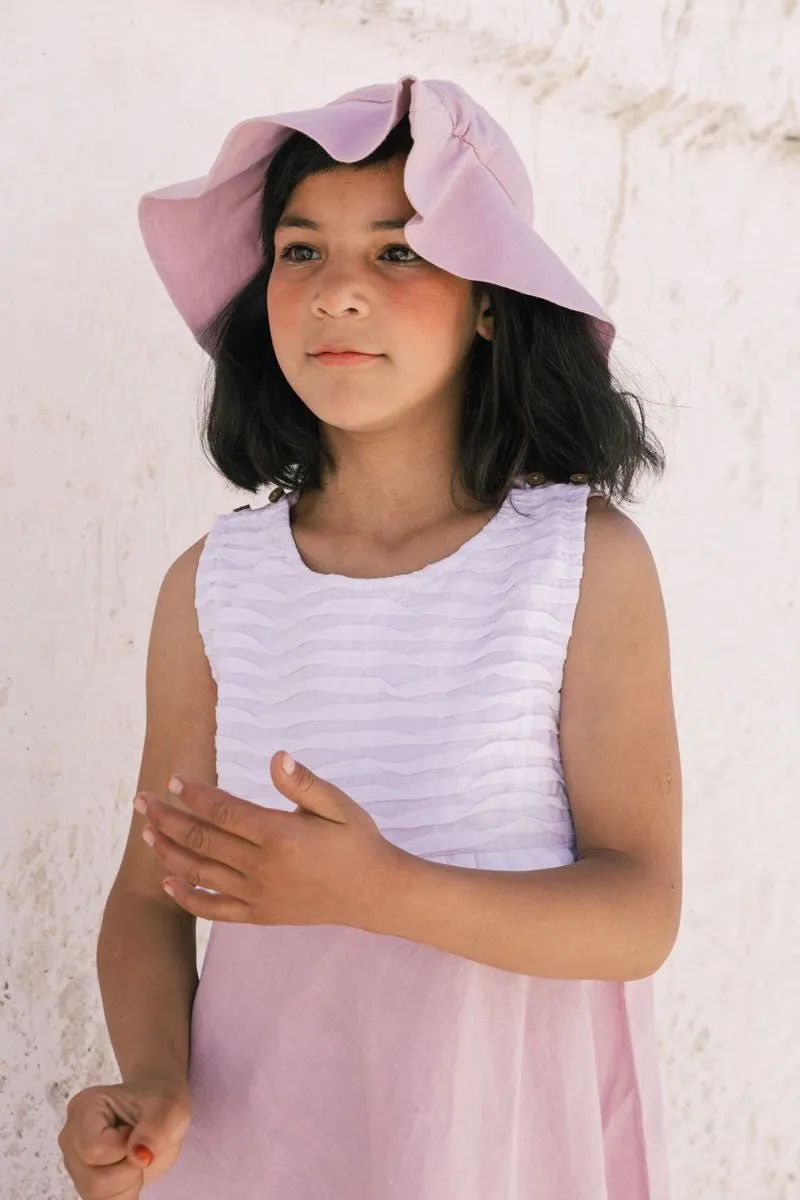 Pleated yoke frock